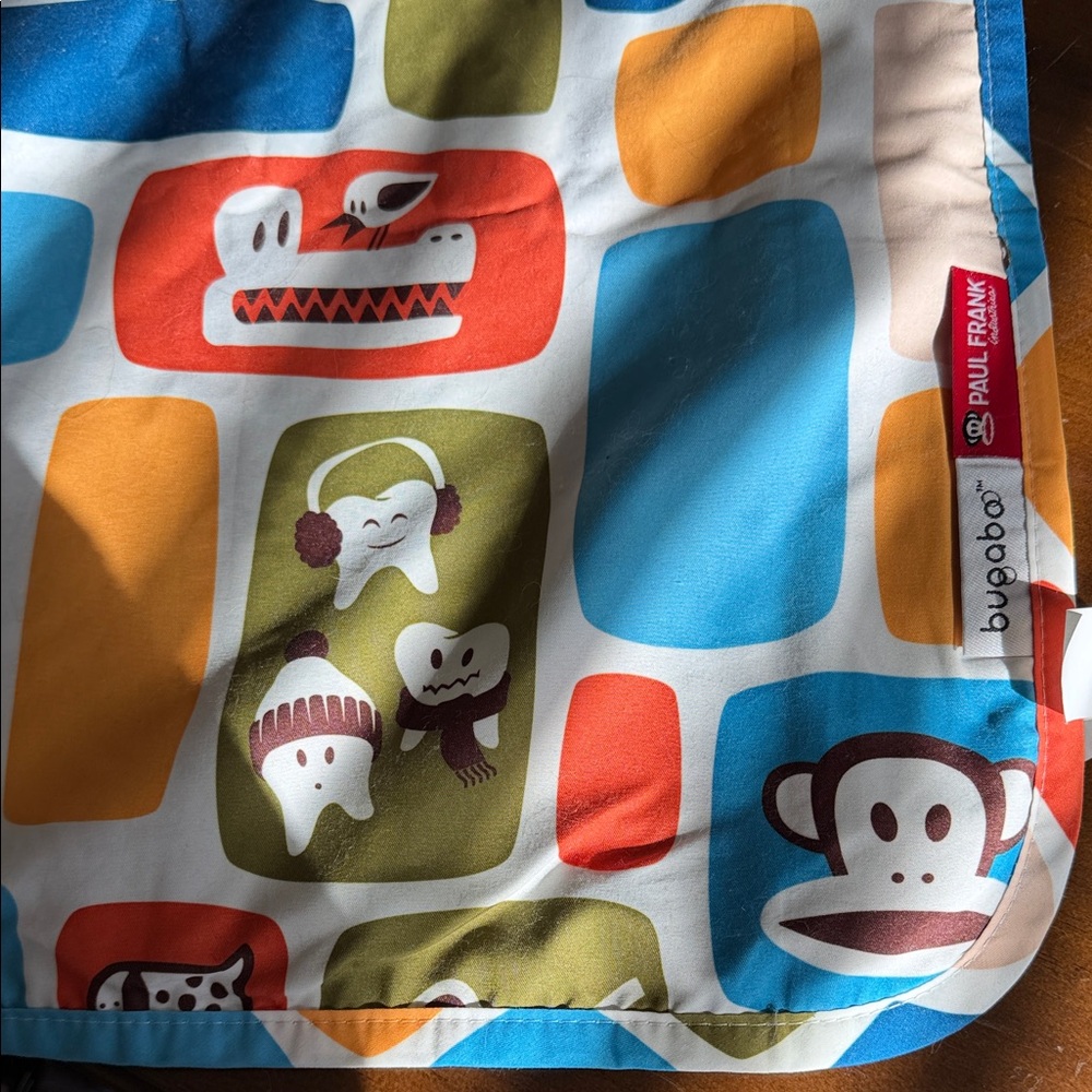 Bugaboo Paul Frank Kids Baby stroller blanket - Colorful Animal Print